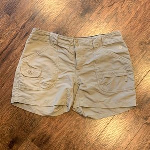 North Face Khaki Hiking Shorts Size 14